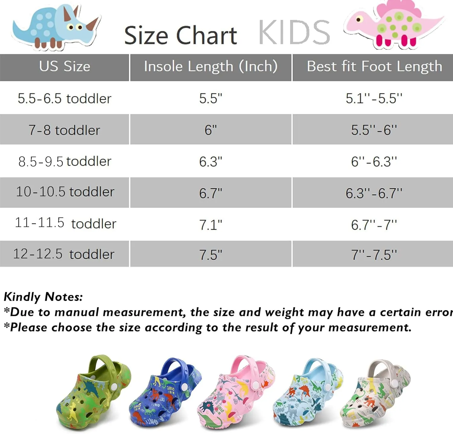 Kids Clogs Shoes Boys Girls Garden Slip On Shoes Toddler Clogs Children Slides Slippers Indoor Outdoor Beach Pool Shower Sandals