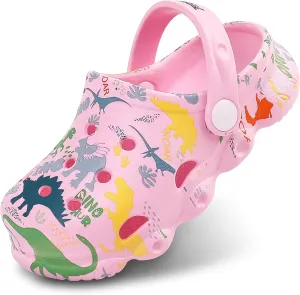 Kids Clogs Shoes Boys Girls Garden Slip On Shoes Toddler Clogs Children Slides Slippers Indoor Outdoor Beach Pool Shower Sandals