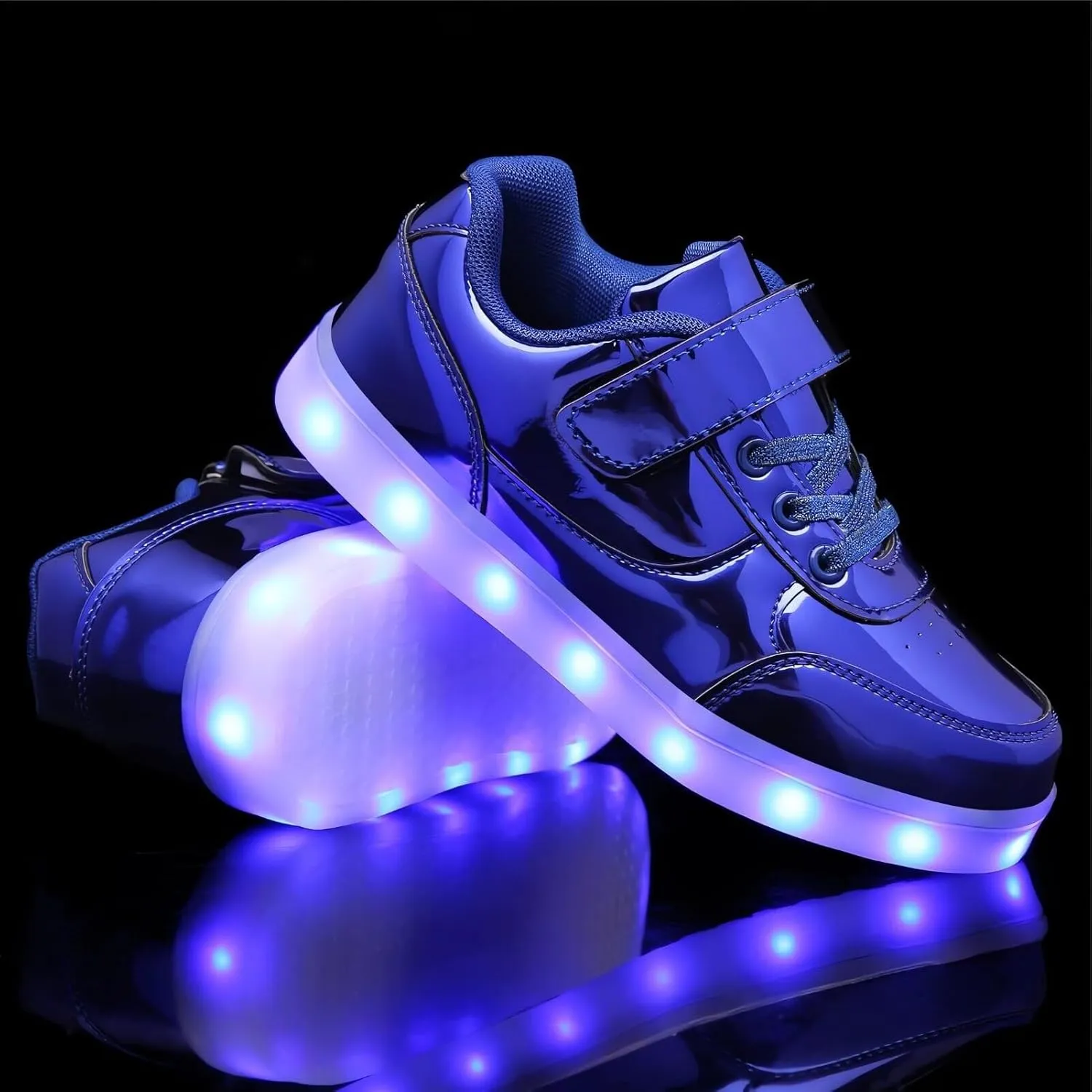 Kids LED Light up Shoes Sneakers Flashing Trainers USB Rechargeable Glowing Luminous for Boys Girls Toddler Child