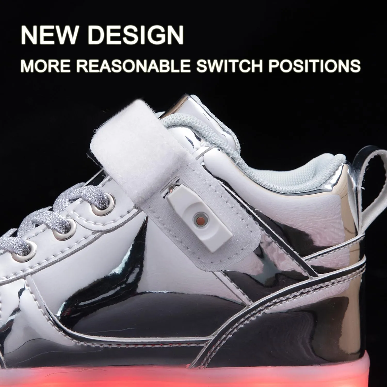 Kids Light up Shoes Led Shoes for Boys Girls USB Charging Flashing Trainers High Top Sneakers