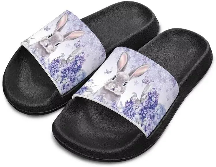 Kids Summer Sandals Cute Cartoon Slides for Girls & Boys Beach Pool House Shoes
