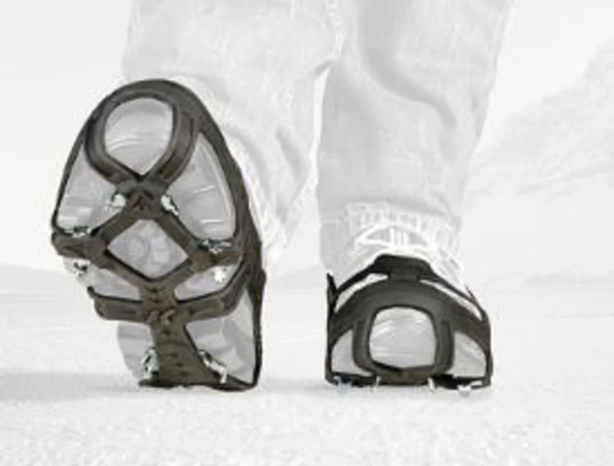 Korkers Apex Ice Cleat - Aggressive and Durable Ice Traction - 20 Multi-Directional Saw-Tooth Spikes
