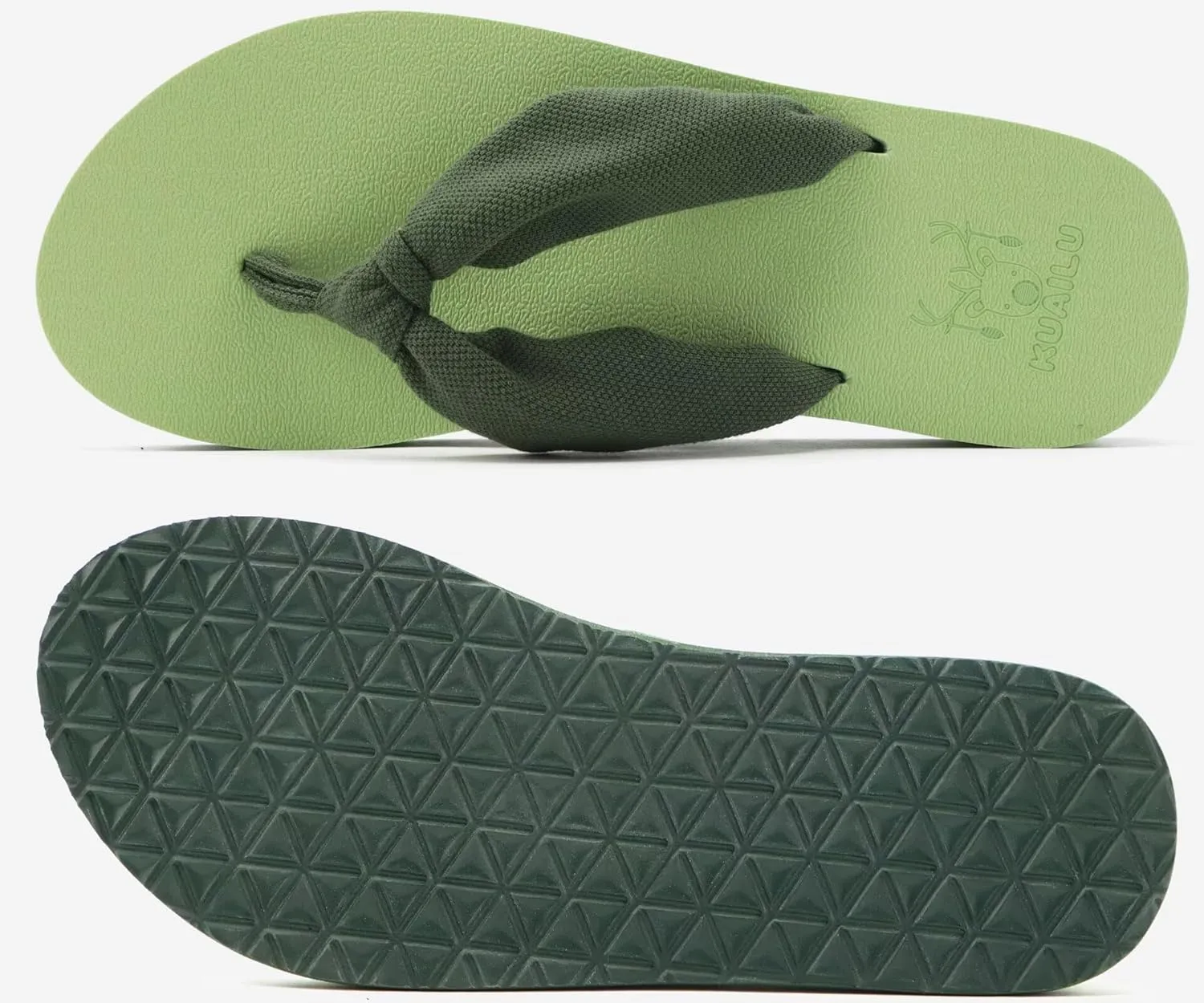 KuaiLu Flip Flops for Women with Arch Support Yoga Mat Comfortable Summer Beach Walking Thong Cushion Sandals Slip On Indoor Outdoor