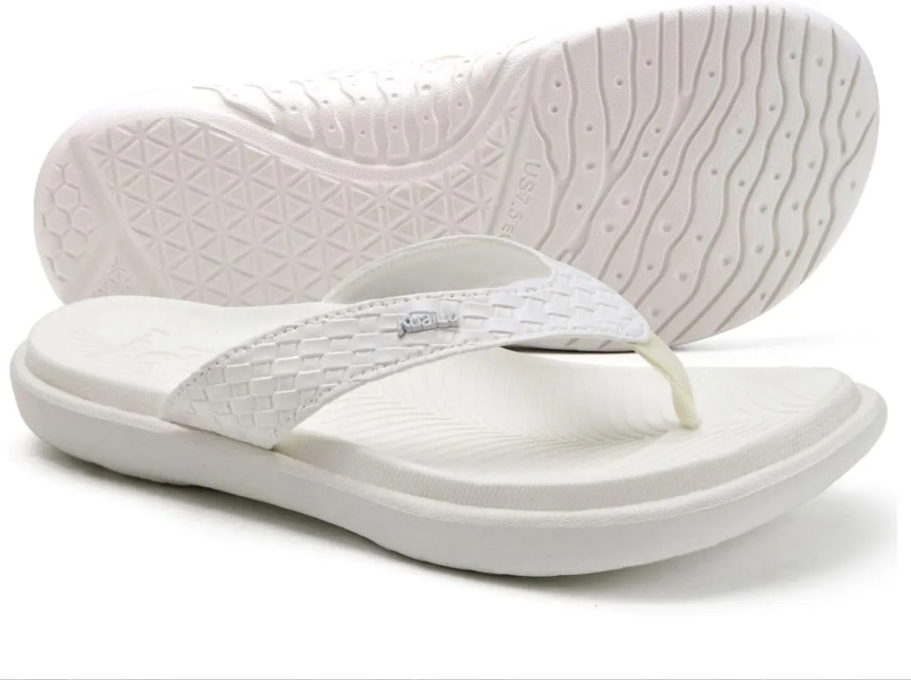 KuaiLu Womens Flip Flops Ladies Yoga Mat Comfortable Walking Thong Sandals With Plantar Fasciitis Arch Support Slip On Indoor Outdoor For Summer
