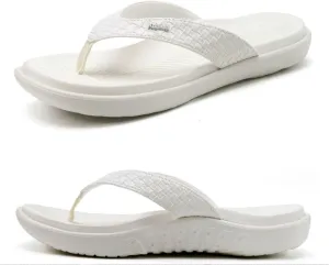 KuaiLu Womens Flip Flops Ladies Yoga Mat Comfortable Walking Thong Sandals With Plantar Fasciitis Arch Support Slip On Indoor Outdoor For Summer