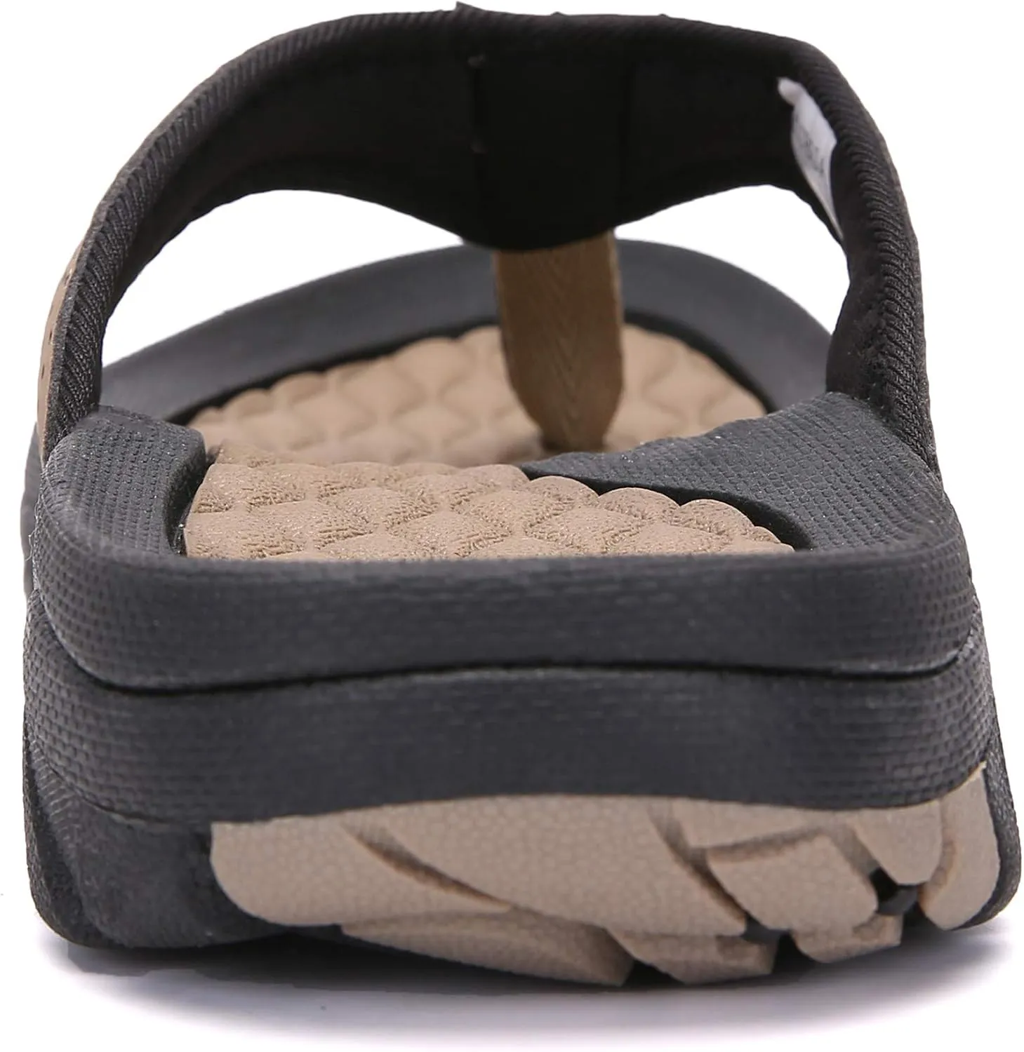 KUBUA Men's Beach Flip-Flops Water Sandals Outdoor Athletic Thong Sandal Slippers