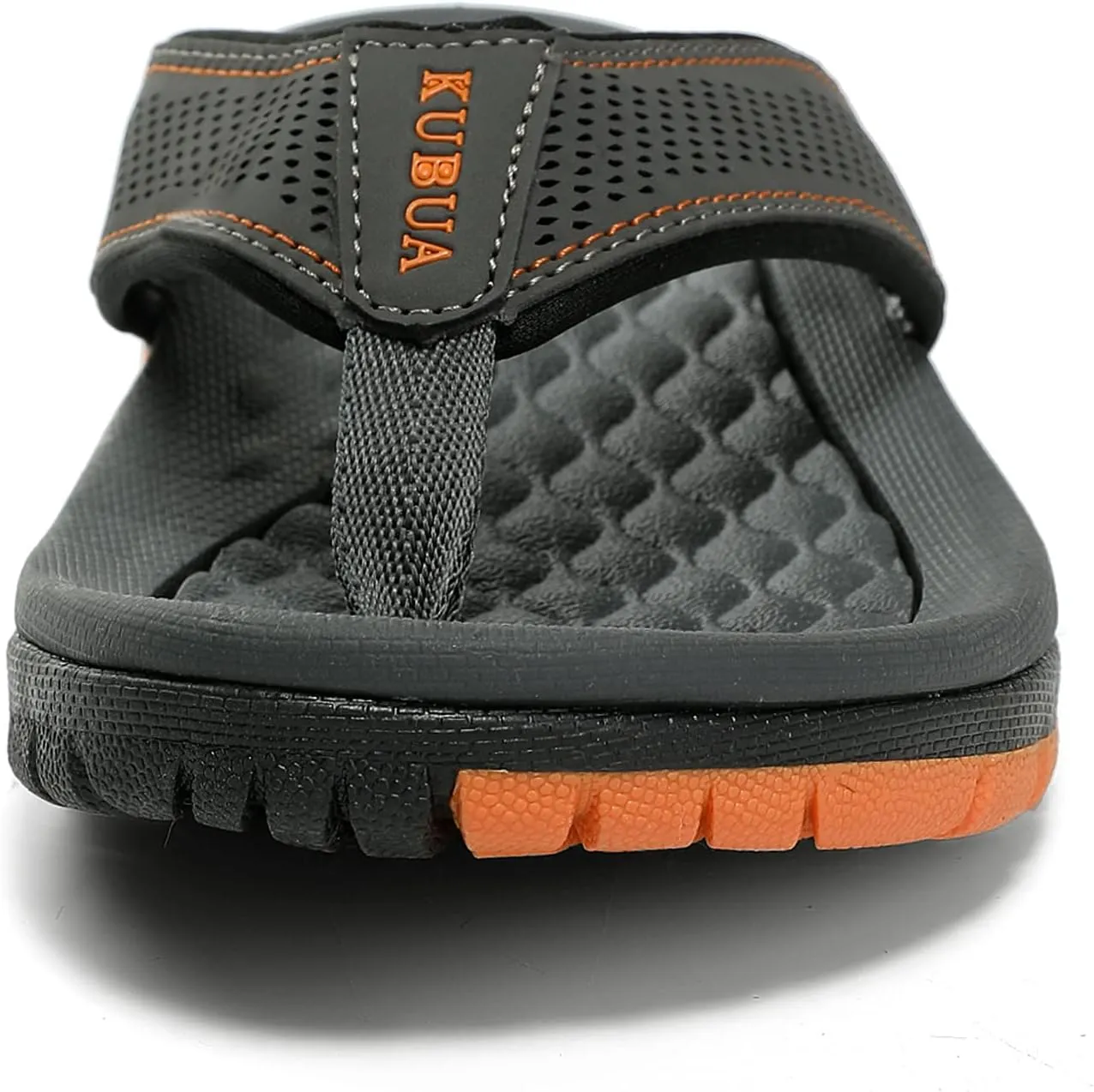 KUBUA Men's Beach Flip-Flops Water Sandals Outdoor Athletic Thong Sandal Slippers