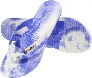 LAVAU Women Waterproof Flip Flops, Shower & Water No-Slip Sandals for Pool and Beach