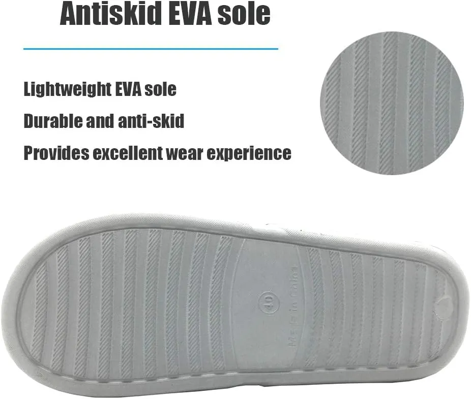 LM Women Shower Slippers Bathroom Slippers Sandals House Slippers Non Slip Shoes Dorm Shoes