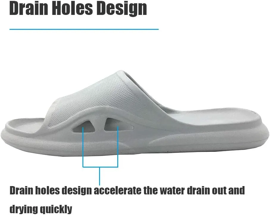 LM Women Shower Slippers Bathroom Slippers Sandals House Slippers Non Slip Shoes Dorm Shoes