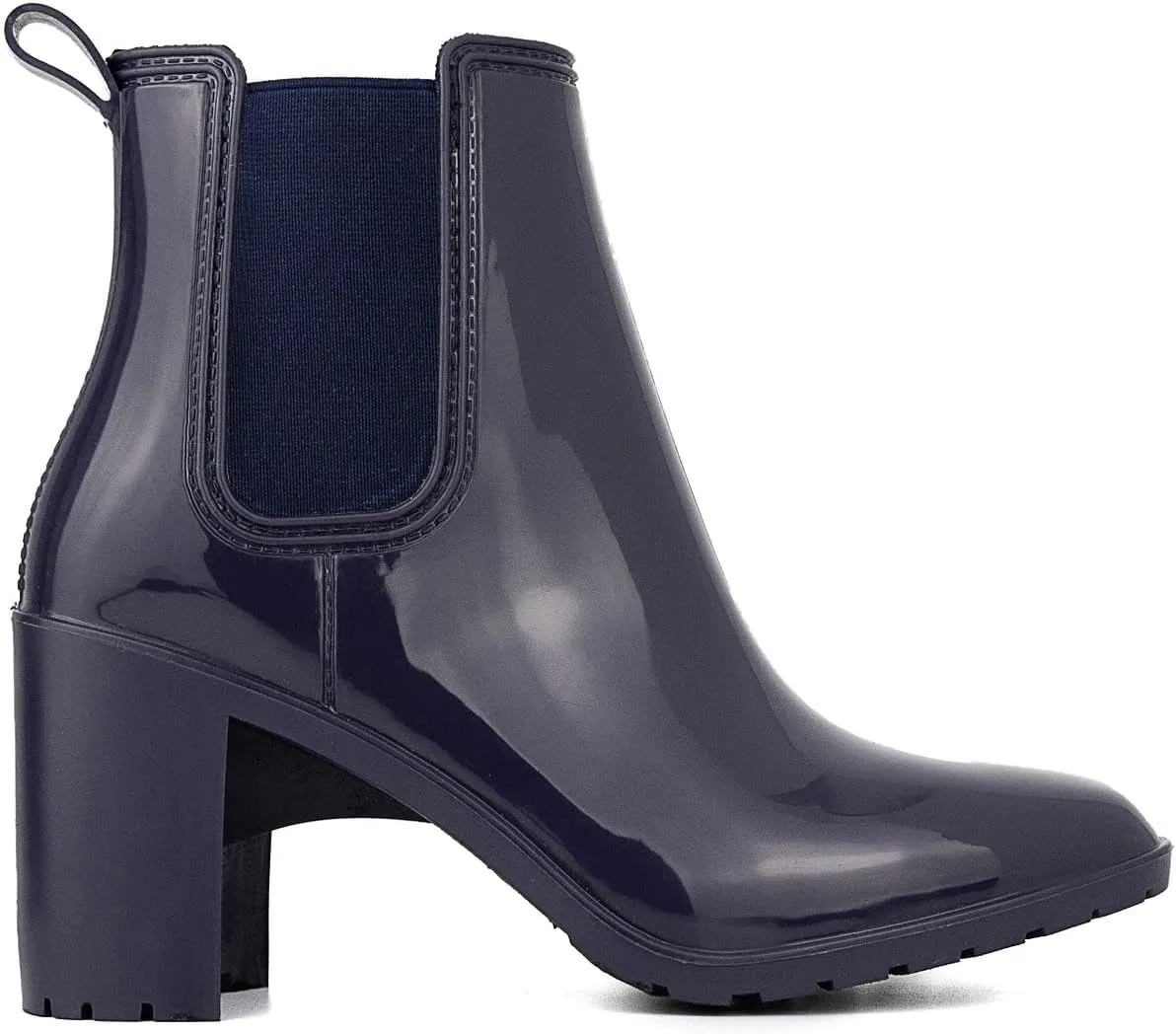 LONDON FOG Womens Prite High Heeled Rain Boot