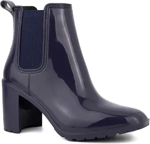 LONDON FOG Womens Prite High Heeled Rain Boot