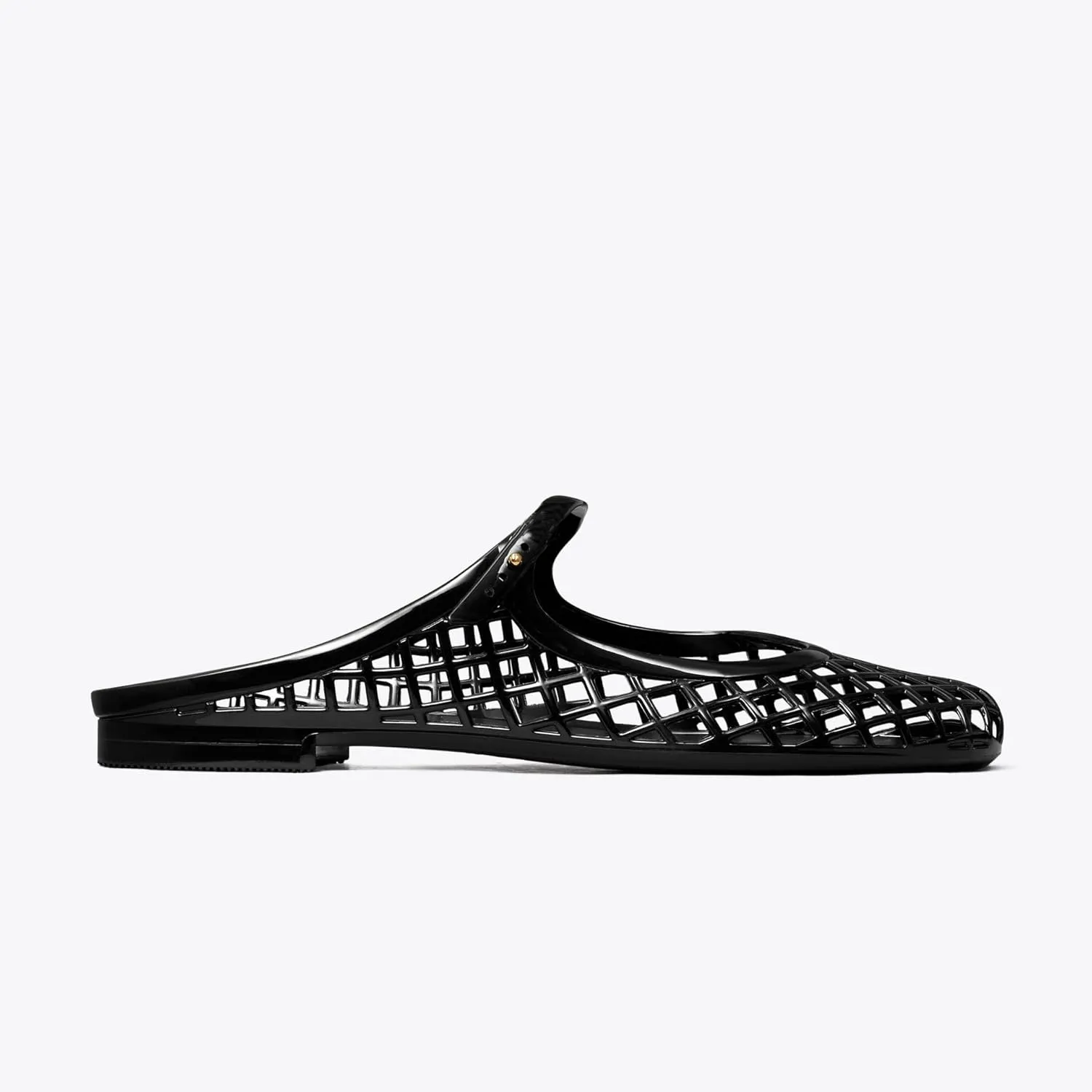 Mary Jane Jelly Mesh Hollow Flat Sandals for Women Closed Round Toe Ankle Strap Jellies Sandals Casual Summer Beach Jelly Flat Shoes