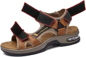 Mens Athletic Sandals Open Toe Hiking Outdoor Non-slip Sandals Air Cushion Sport Casual Beach Sandals