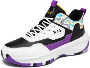 Men's Basketball Shoes Lightweight and Breathable Running Shoes Anti-Slip Outdoor Sports Shoes
