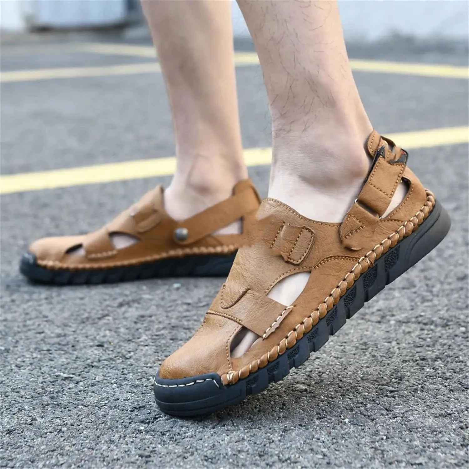 Men's Breathable Sandals, Classic Beach Summer Shoes