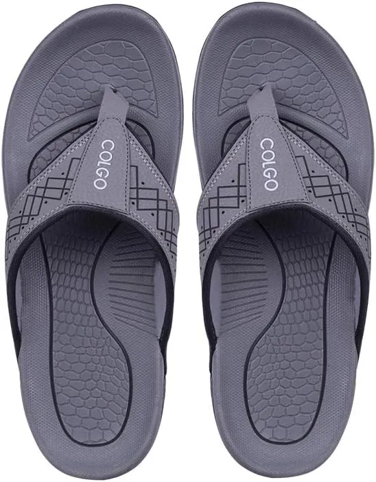 Mens Flip Flops Comfort Sport Thong Sandals for Indoor Outdoor Casual Beach Flip Flops for Men with Arch Support