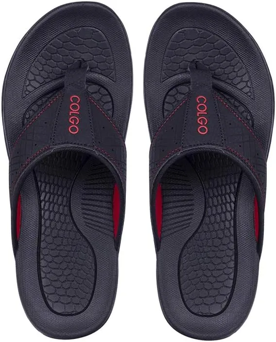 Mens Flip Flops Comfort Sport Thong Sandals for Indoor Outdoor Casual Beach Flip Flops for Men with Arch Support