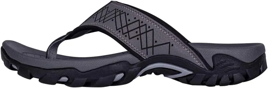 Mens Flip Flops Comfort Sport Thong Sandals for Indoor Outdoor Casual Beach Flip Flops for Men with Arch Support