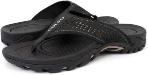 Mens Flip Flops Comfort Sport Thong Sandals for Indoor Outdoor Casual Beach Flip Flops for Men with Arch Support