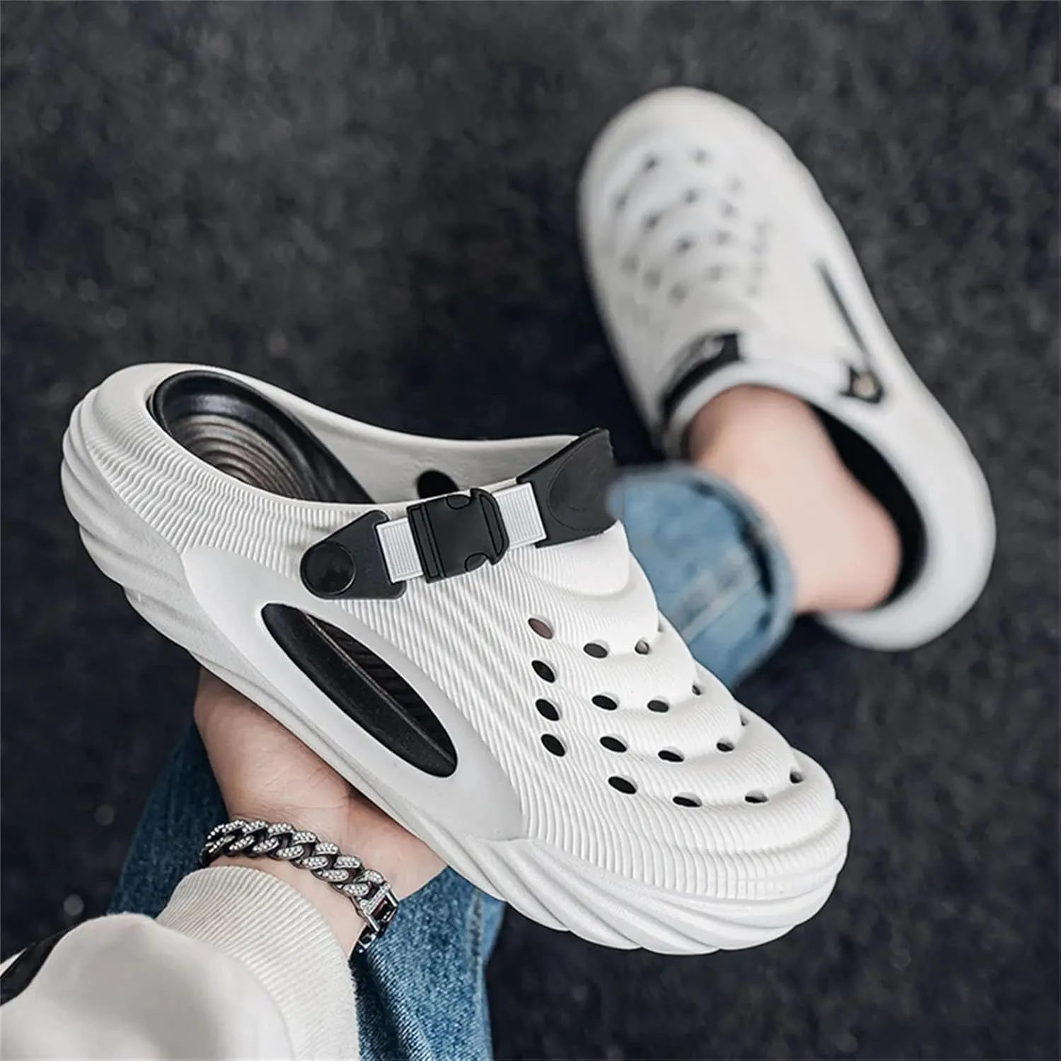 Men's Massage Slippers, Comfortable Indoor/Outdoor Sandals
