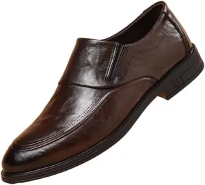 Men's Slip-Ons Loafers Casual Retro Wedding Business Oxford Shoes Mens Patent Leather Formal Casual Comfortable Dress Shoes