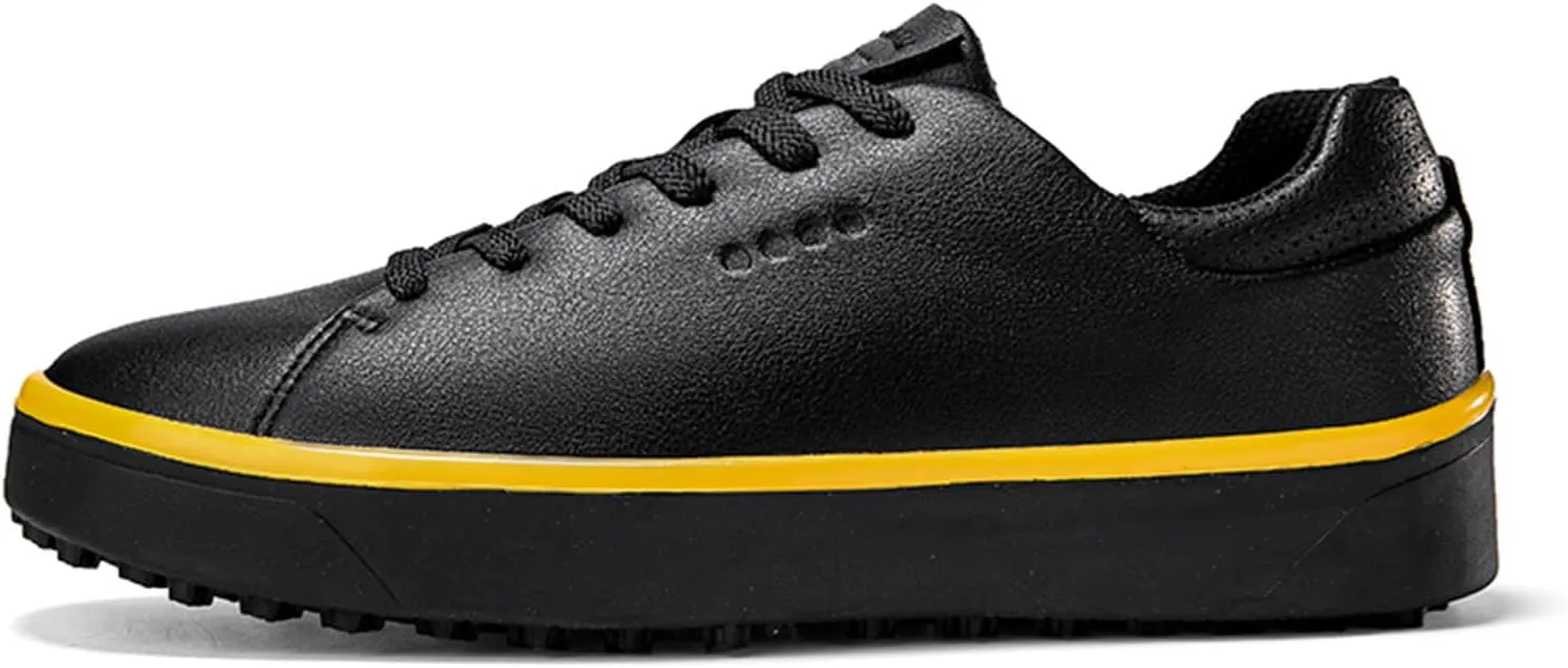 Men's Spikeless Golf Shoes - Waterproof & Breathable Comfortable Walking Golf Shoes for Men Women - Lightweight Tennis Golf Sneakers with Arch Support