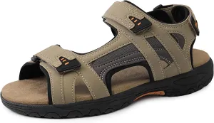 Mens Sporty Outdoor Sandal Open Toe Hiking Outdoor Shoe Non-slip Athletic Sandal