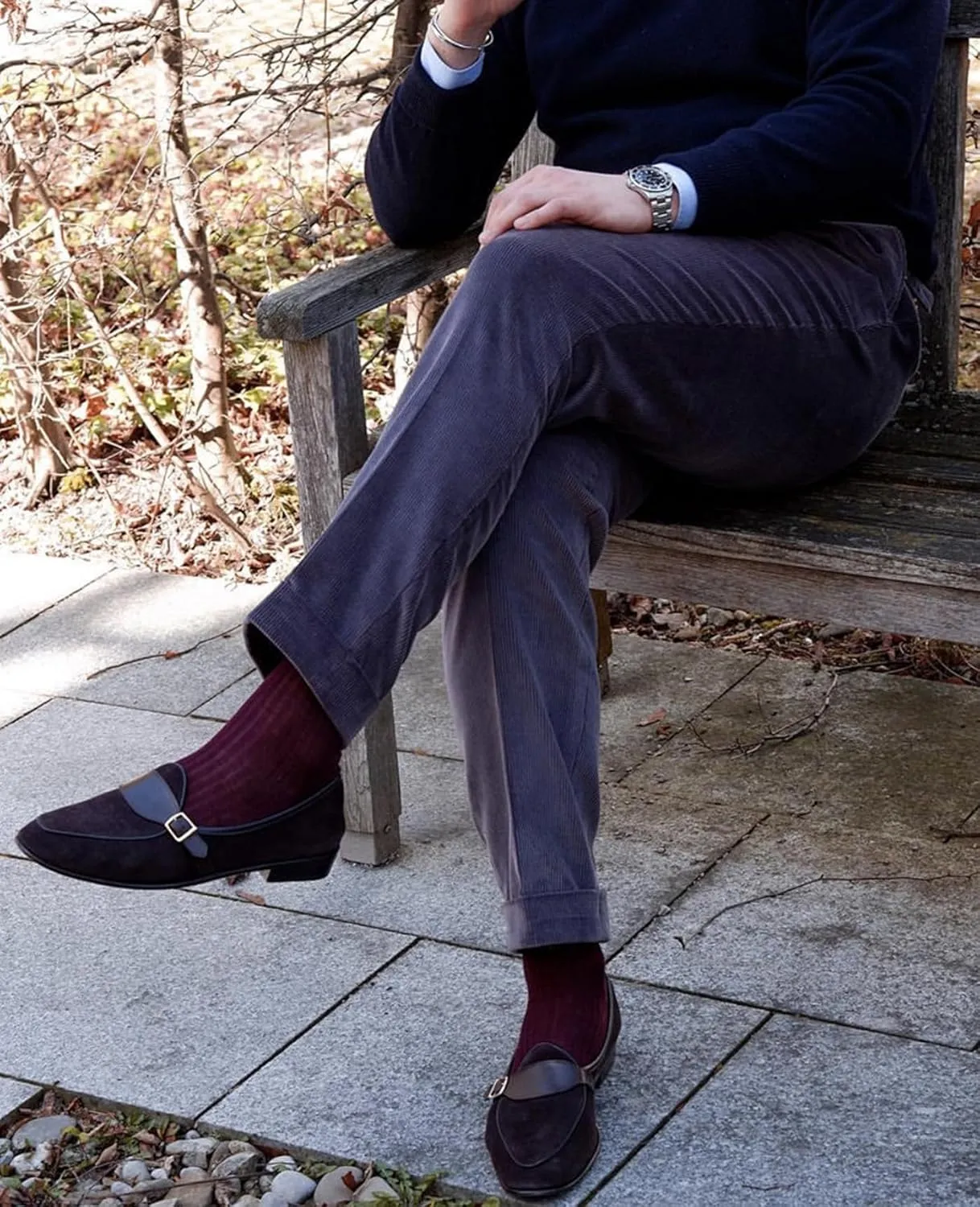 Men's Velvet Penny Loafers with Gold Buckle, Genuine Leather Formal Dress Slip On Shoes,Prom Wedding Tuxedo Shoes for Men
