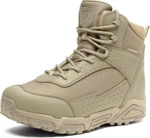 Men's Water-Resistant Work Boots Lightweight Tactical Boots Non-Slip Hiking Boots for Men