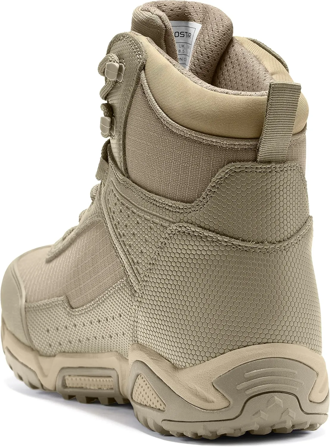 Men's Water-Resistant Work Boots Lightweight Tactical Boots Non-Slip Hiking Boots for Men