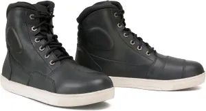Milwaukee Leather MBM9002 Men's Black Leather Reinforced Street Biker Riding Shoes w/Shift Protect Ankle Support - 11