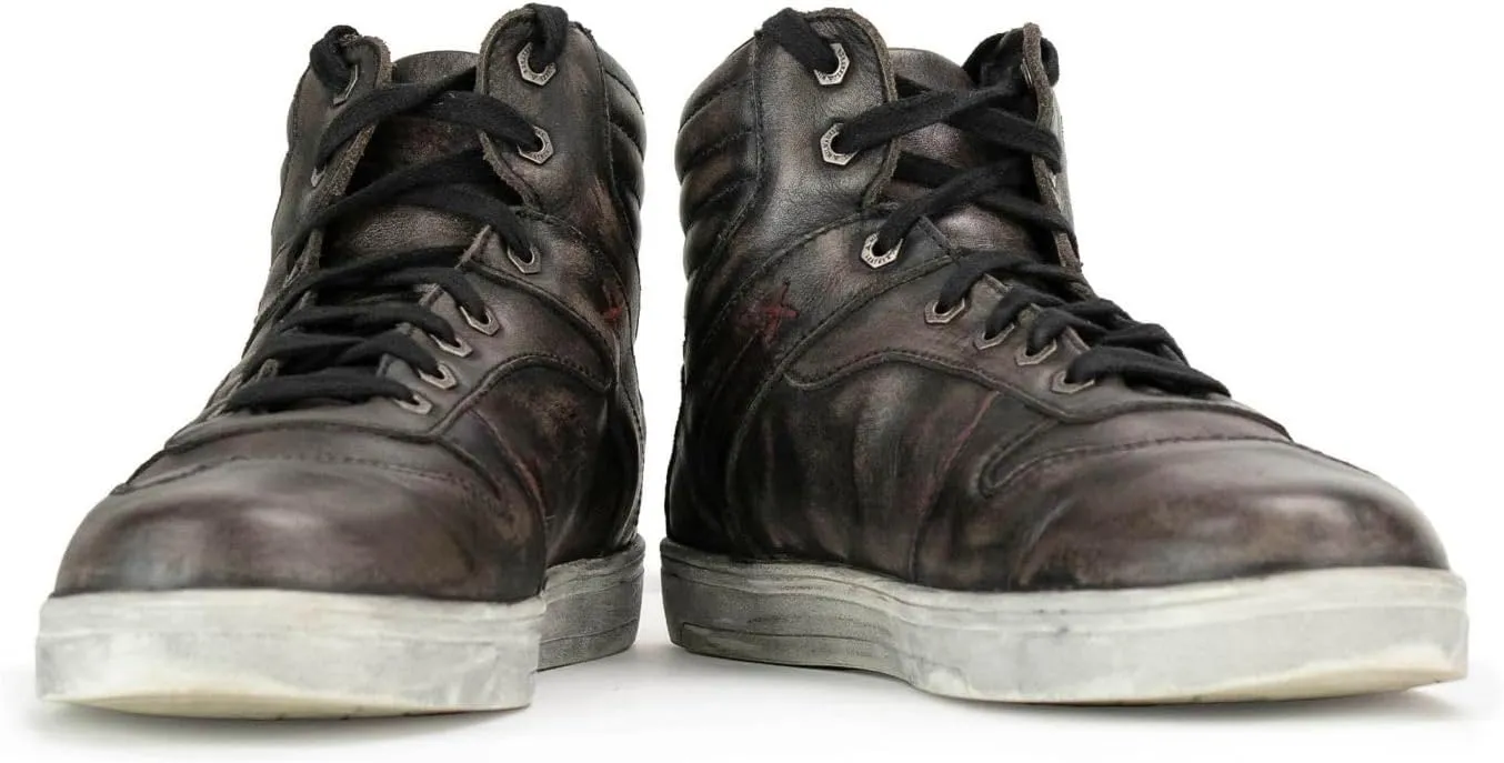 Milwaukee Leather MBM9152 Men's Black Leather High-Top Biker Riding Waterproof Shoes Reinforced w/Ankle Support