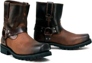 Milwaukee Leather Men's Classic Premium Leather Harness Motorcycle Boots Collection - 10