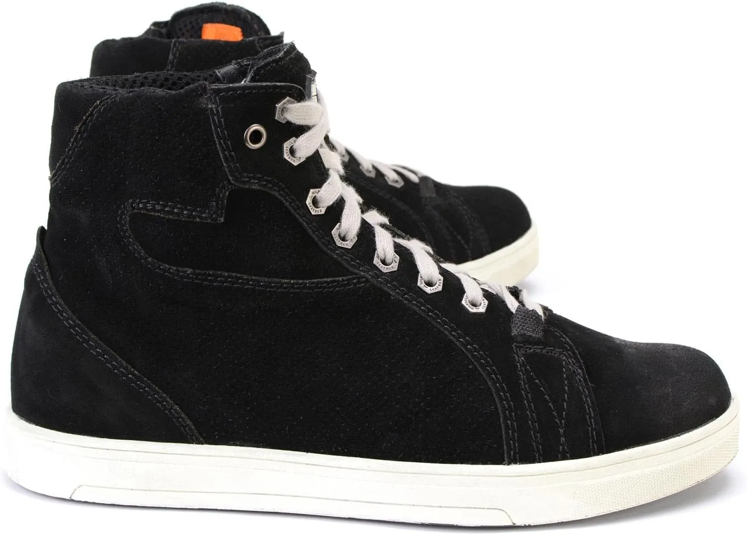 Milwaukee Leather Men's Motorcycle Reinforced Street Biker Casual Riding Shoes Leather Suede Canvas - 7