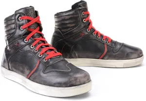 Milwaukee Leather Men's Motorcycle Reinforced Street Biker Casual Riding Shoes Leather Suede Canvas - 9