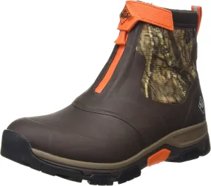 Muck Boot Men's Apex Mid Zip Boots Hiking, Brown/Mossy Oak, 10