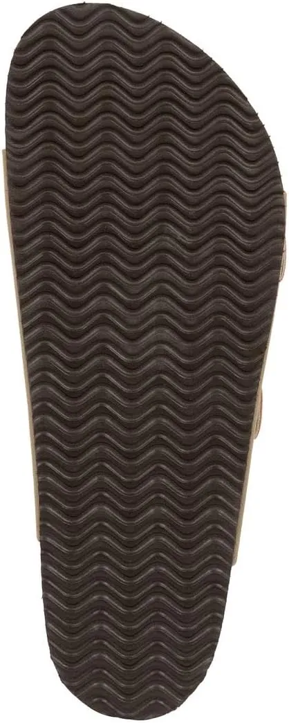 Nautica Men's Sandals - Casual Slides with 2 Adjustable Buckle Straps and Cork Footbed for Ultimate Comfort and Style (Regular/Wide Width, Big Size)