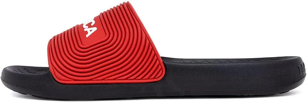 Nautica Men's Slide Sandals – Comfortable Slip-On Pool & Beach Shoes with Cushioned Footbed for Casual Wear