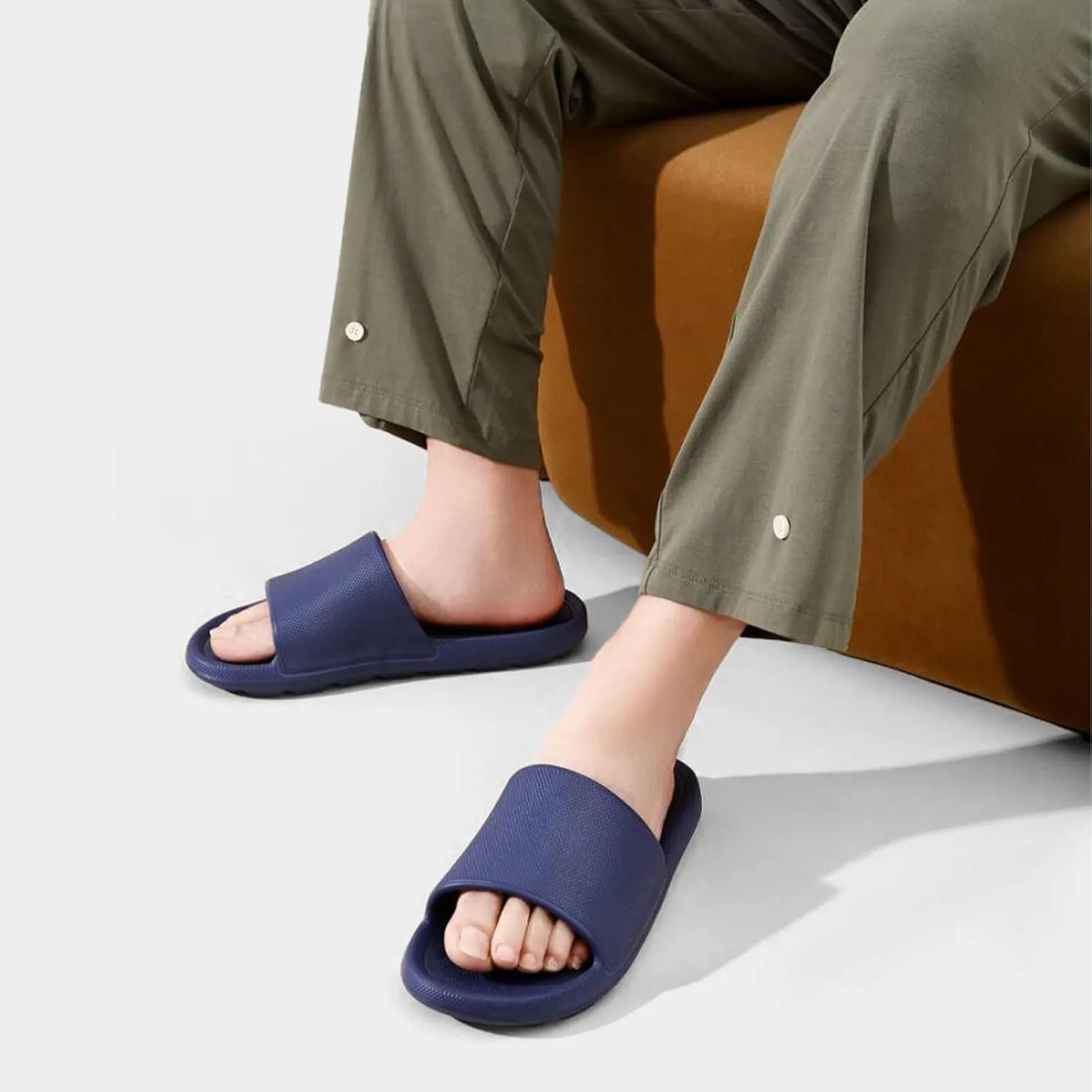 Non Slip Shower Shoes Bathroom Slippers for Pool Camping Open-toe