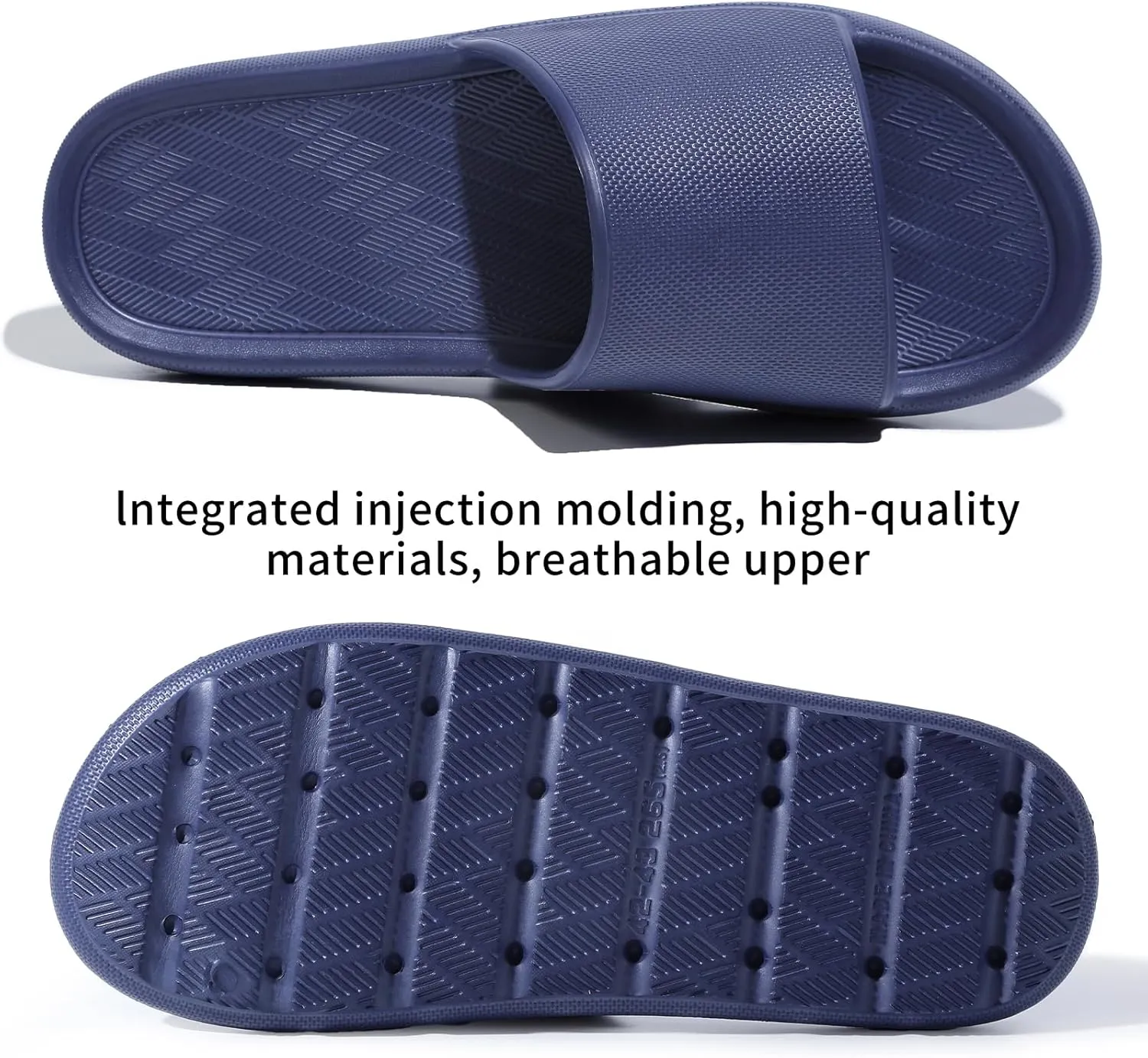 Non Slip Shower Shoes Bathroom Slippers for Pool Camping Open-toe