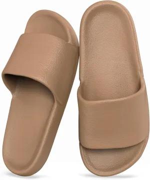 Non-Slip Shower Shoes for Men & Women - House Slippers with Arch Support Quick-Drying, Non-Slip - Cloud Slides Sandals Pool - Perfect for Home, Beach, and Travel