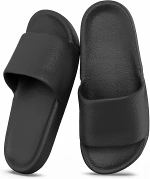 Non-Slip Shower Shoes for Men & Women - House Slippers with Arch Support Quick-Drying, Non-Slip - Cloud Slides Sandals Pool - Perfect for Home, Beach, and Travel