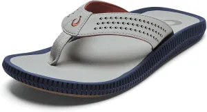 OLUKAI Ulele Men's Beach Sandals, Water Resistant Flip Flops, Arch Support & Comfort Fit, Lightweight & Durable, Enhanced Grip & Traction