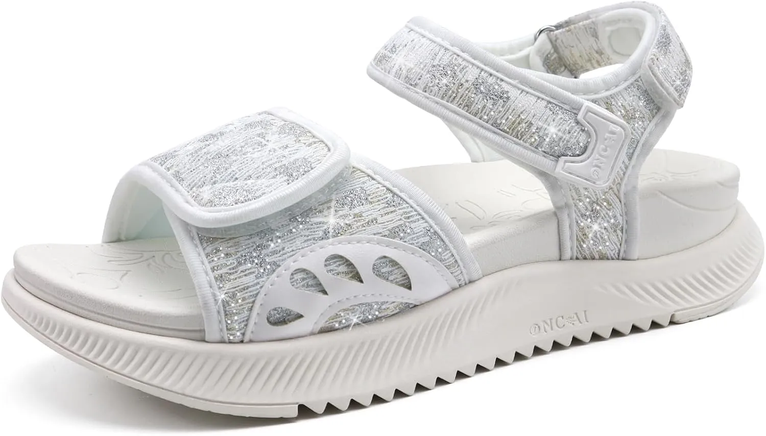 ONCAI Walking Sandals Women,Arch Support Hiking Sandals with Orthotic Outdoor Footbed for Plantar Fasciitis,Water Athletic Platform Sandalias Mujer with 3 Adjustable Strap (US Size 6-12)