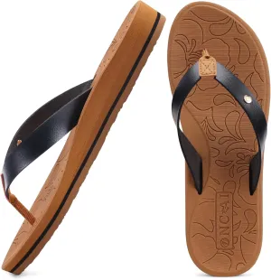 ONCAI Women's Flip Flops Arch Support Yoga Mat Summer Beach Woman Thong Sandals with Orthotic Rubber Soles(US Size 5-11)