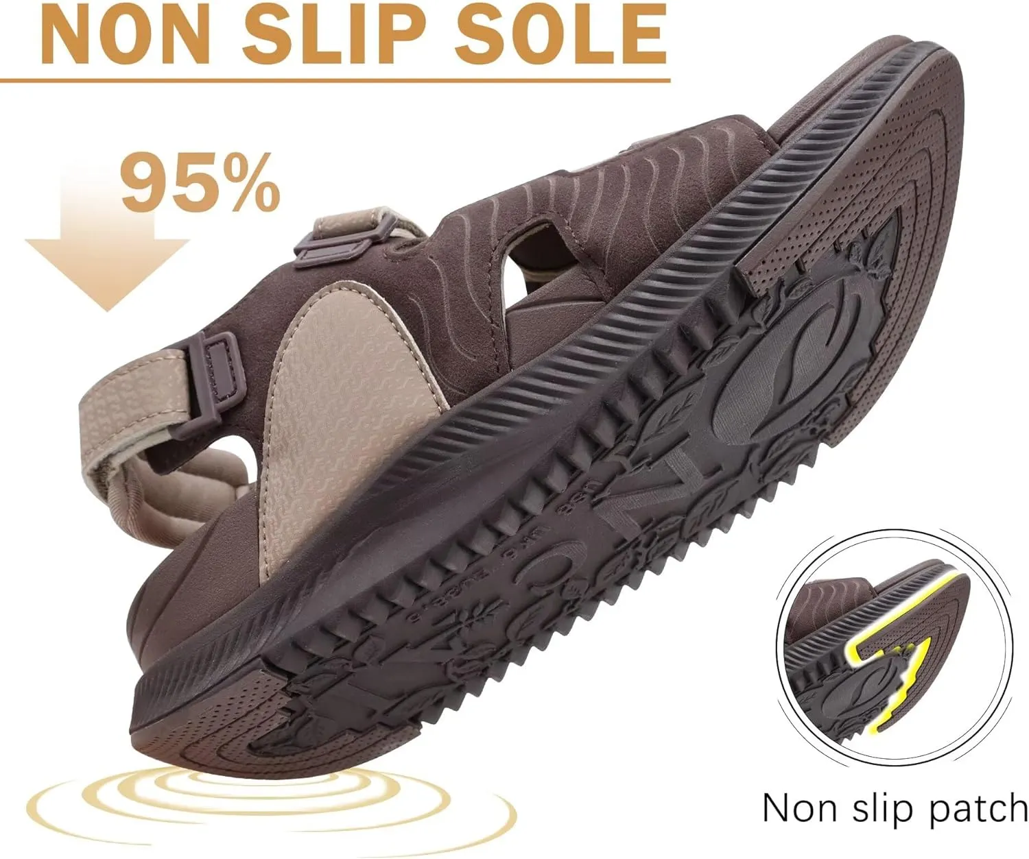 ONCAI Women's Hiking Sandals with Arch Support Walking Sports Sandals Woman Outdoor Orthotic Footbed for Plantar Fasciitis Water Summer Sandalias Mujer with Adjustable Strap