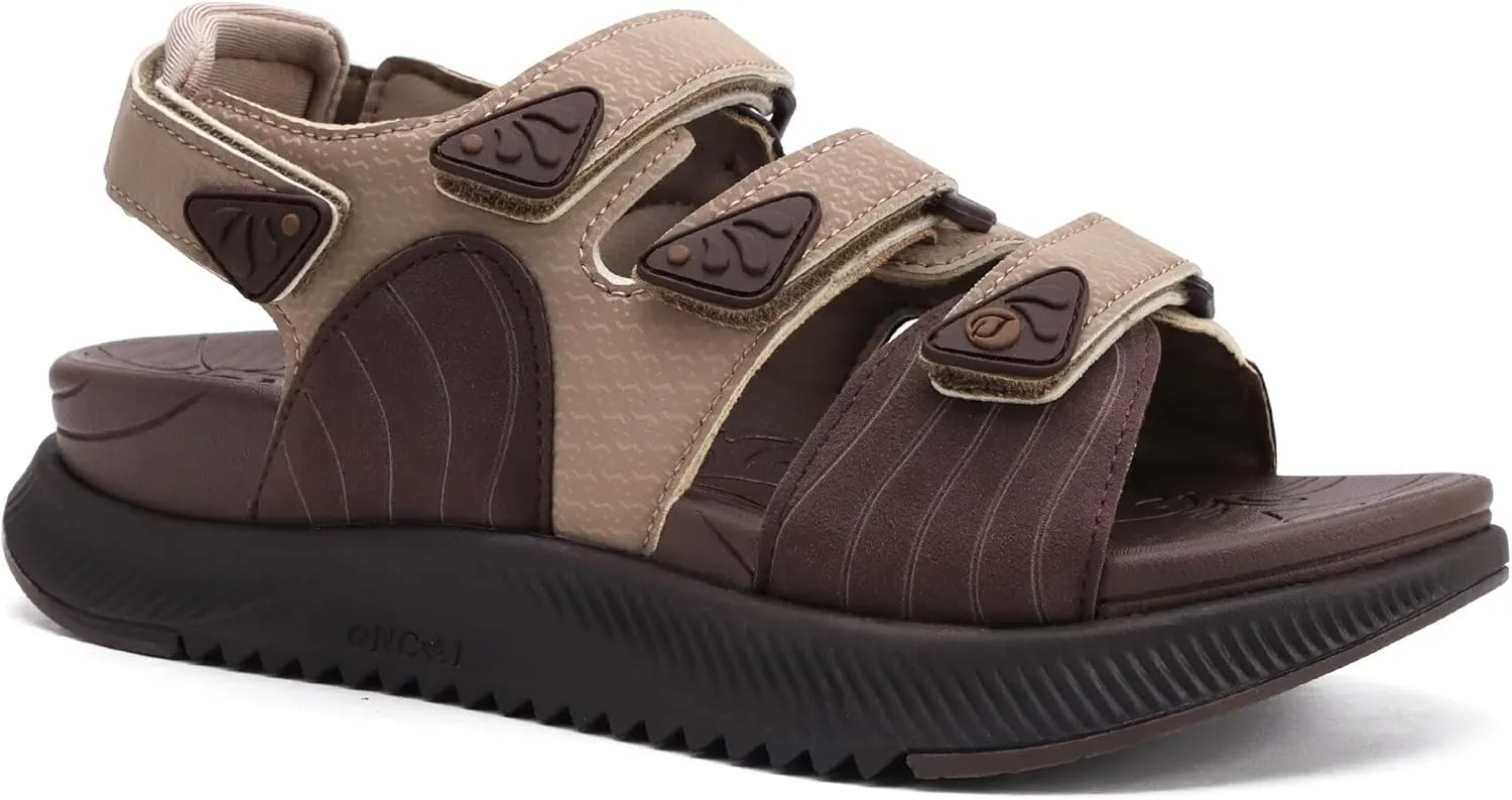 ONCAI Women's Hiking Sandals with Arch Support Walking Sports Sandals Woman Outdoor Orthotic Footbed for Plantar Fasciitis Water Summer Sandalias Mujer with Adjustable Strap