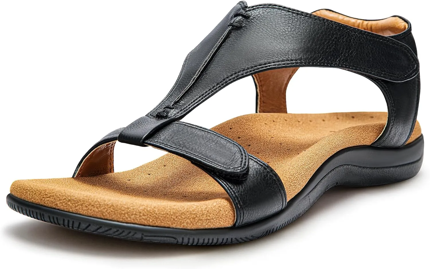 PARTY Women's Open Toe Sandals Arch Support and Adjustable Straps Comfortable Sandals for Walking