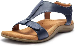 PARTY Women's Open Toe Sandals Arch Support and Adjustable Straps Comfortable Sandals for Walking